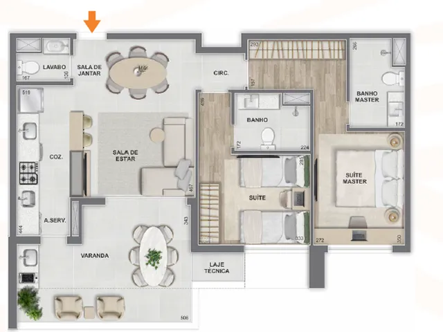 Imagem 6: Epic Golf Apartamento com 2 dormitórios