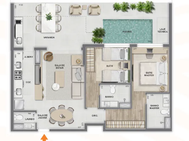 Imagem 8: Epic Golf Apartamento com 2 dormitórios