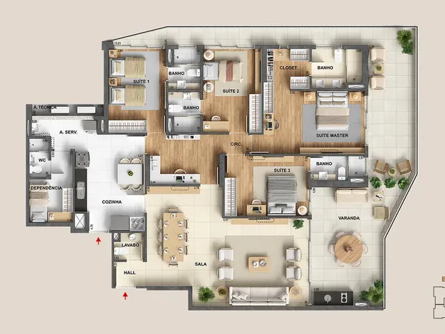 Imagem 3: APARTAMENTO RESIDENCIAL em Rio de Janeiro - RJ, Barra da Tijuca