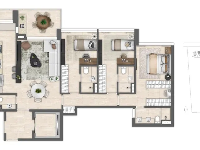 Imagem 2: APARTAMENTO RESIDENCIAL em Rio de Janeiro - RJ, Barra da Tijuca