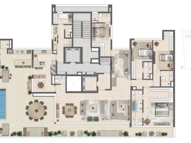 Imagem 12: Atlantico Golf Apartamento com 3 dormitórios