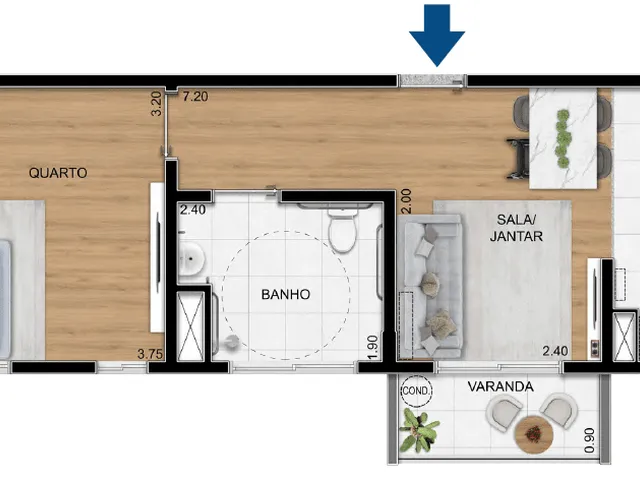 Imagem 3: Urb Sole Apartamento com 2 dormitórios