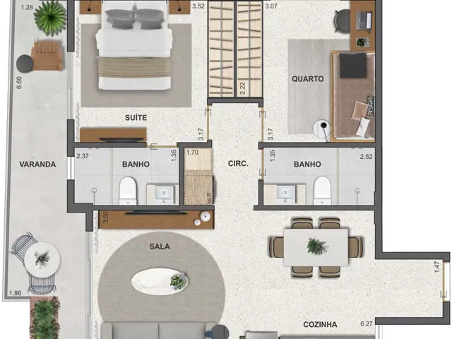 Imagem 14: Soho Gávea Apartamento com 2 dormitórios