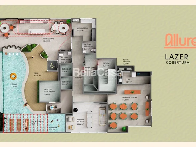 Imagem 4: Lançamento - Apartamentos de 2 suítes, 1 vaga de garagem na Praia do Morro, Guarapari
