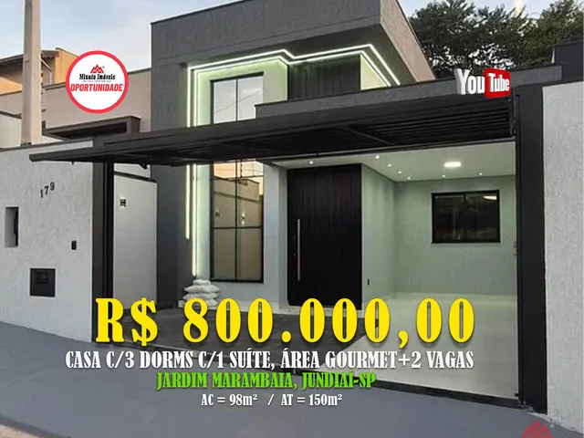 Imagem: Casa c/3 Dorms c/ 1 Suite 2 Vagas deGaragem
