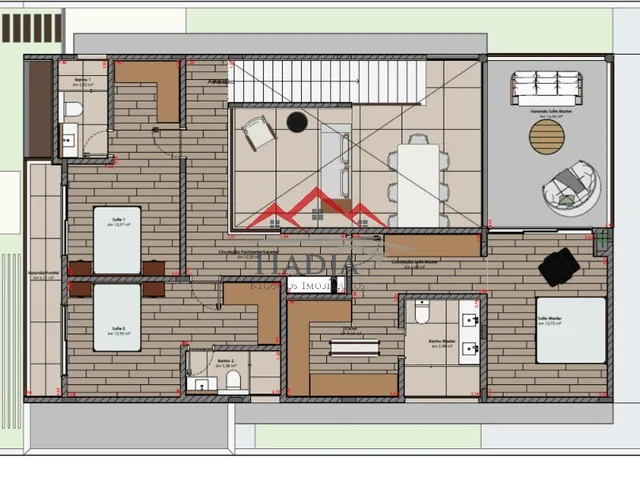 Imagem 6: Casa com 3 suítes, moderna, no condomínio Brisas do Lago - em construção