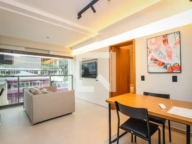 Imagem: A kitnet possui 1 Dormitório, 1 Suíte, 2 Banheiros, 55m²