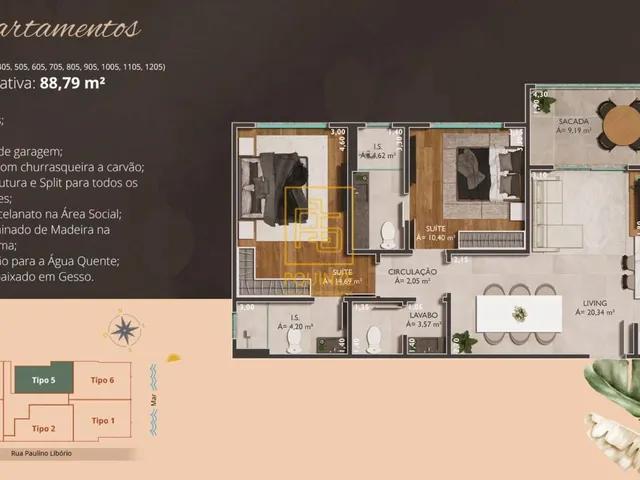 Imagem 4: Apartamento no Residencial Ilha de Tenerife – Gravatá, Navegantes