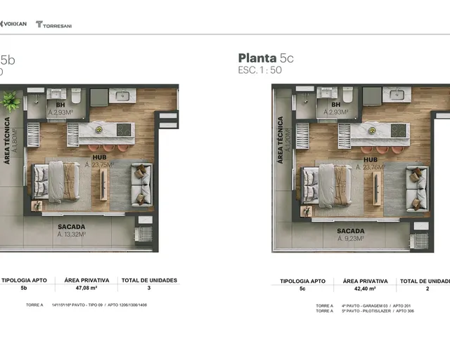 Imagem 13: Edifício Voz Apartamento com 1 dormitório