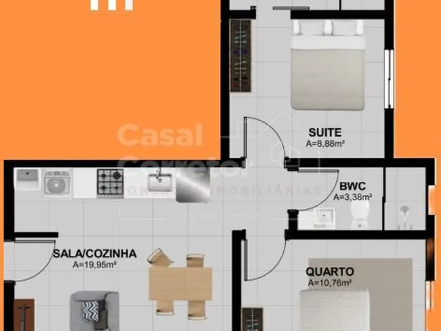 Imagem 2: APARTAMENTO DE 2 DORMITÓRIOS SENDO 1 SUÍTE