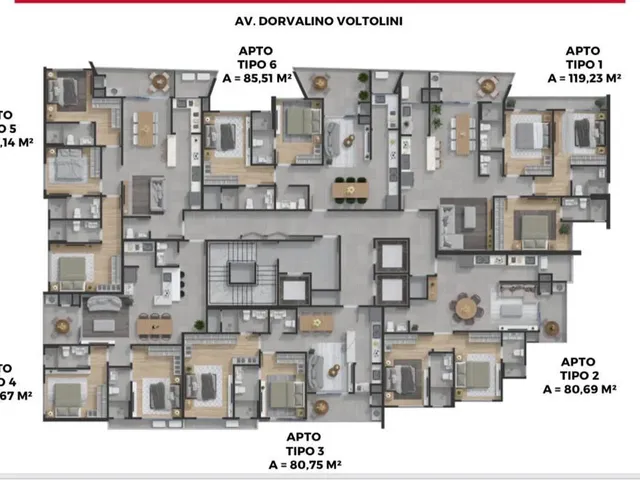 Imagem 5: Quest, 3 Dormitórios na Rua Dorvalino Voltolini