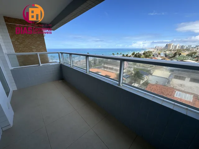 Imagem 8: Alugo apartamento com 65m² mobiliado, varanda panorâmica para mar, 2/4, suíte, 2