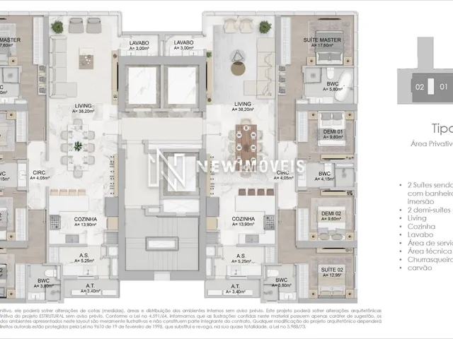 Imagem 4: Pré-Lançamento Apartamento com 04 Dormitórios em Balneário Camboriú - SC