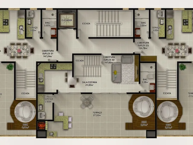 Imagem 9: Apartamento em Bombinhas no Edifício Residencial Diamante com 2 suítes