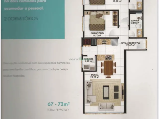 Imagem 10: EXCELENTE OPORTUNIDADE - APARTAMENTO EM CONSTRUÇÃO EM UMA DAS MELHORES LOCALIDADES DE