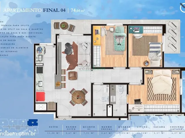 Imagem 4: APARTAMENTO Apartamento com venda com preço sob consulta
