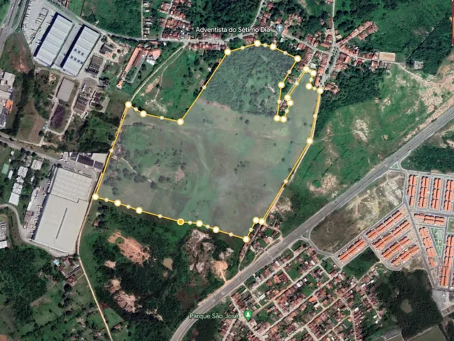 Imagem 1: Área com 80.000 na entrada de Aracaju
