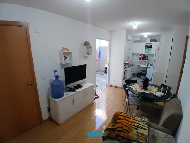 Imagem: O apartamento possui 1 Dormitório, 1 Banheiro, 1 Vaga na