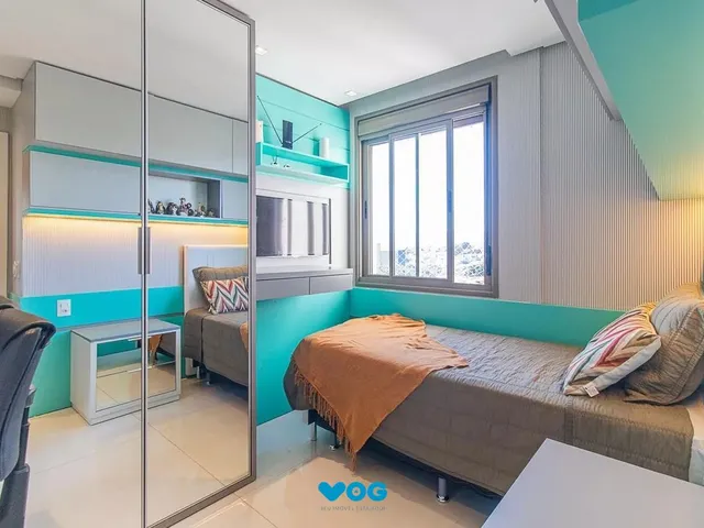 Imagem 2: Apartamento mobiliado de 3 quartos com suíte, 2 vagas e lazer completo para sua
