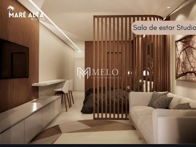 Imagem: O apartamento possui 1 Dormitório, 1 Suíte, 1 Banheiro, 1