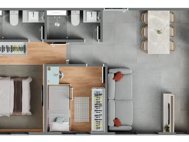 Imagem 8: Apartamento à venda em Porto Alegre-RS, bairro Cavalhada: 1 quarto, 1 banheiro, 31,82