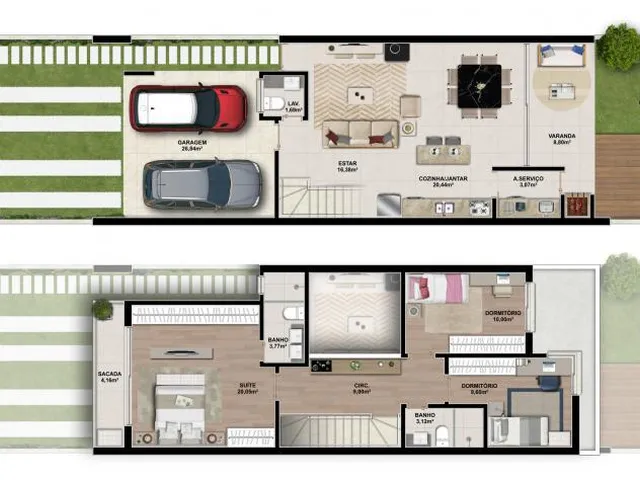 Imagem 3: Sobrado com 3 Dormitorio(s) localizado(a) no bairro Santa Catarina em Caxias do Sul