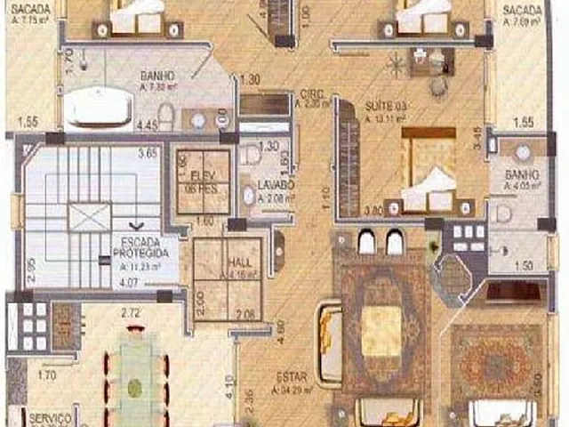 Imagem 2: Apartamento com 3 Dormitorio(s) localizado(a) no bairro Exposição em Caxias do Sul