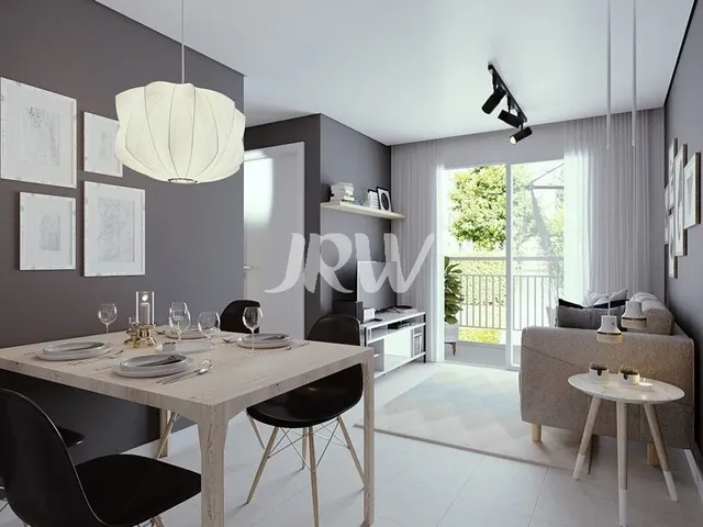 Imagem: O apartamento possui 2 Dormitórios, 1 Banheiro, 1 Vaga na