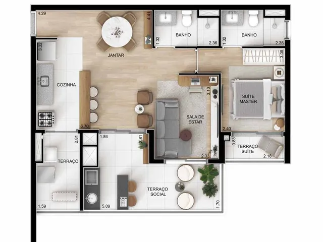 Imagem 7: Apartamento Residencial em São Paulo - Sp, Alto do Ipiranga