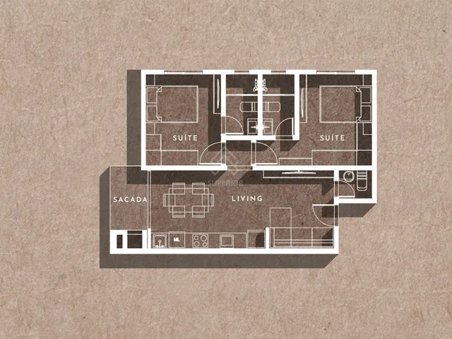 Imagem 10: Apartamento Padrão com 2 suítes