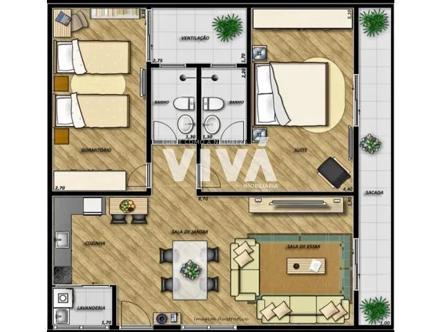 Imagem 15: Apartamento em Extrema Mg 96 Metros 549Mil Bairro Ponte Nova