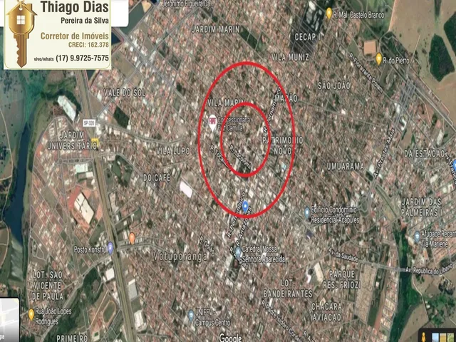Imagem: Área na Região Central da Cidade de Votuporanga/Sp
