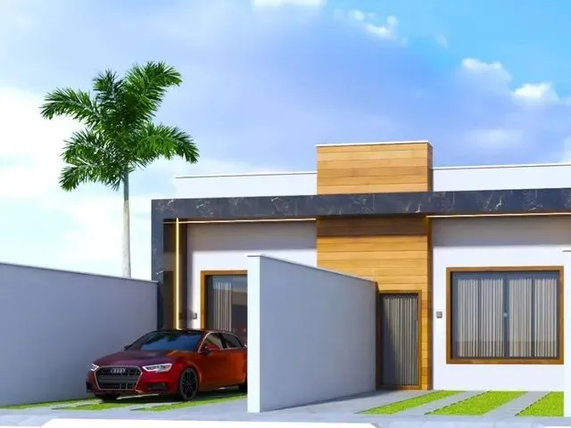 Imagem: A casa possui 3 Dormitórios, 1 Suíte, 2 Banheiros, 1 Vaga