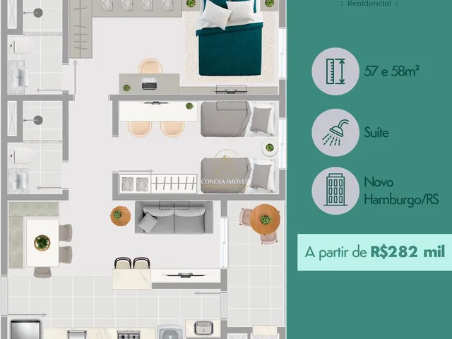 Imagem 3: LANÇAMENTO MCMV COM SUÍTE - PRIMAVERA - NOVO HAMBURGO
