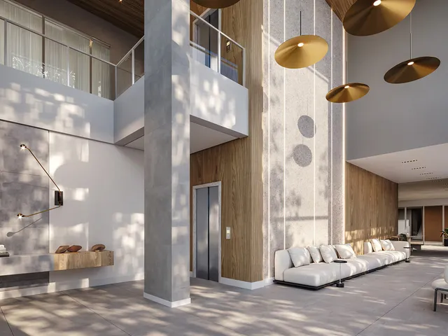 Imagem 3: Apartamento em Curitiba, no bairro Ecoville - Referência: 302 - Átrio