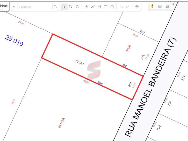 Imagem 3: TERRENO à venda por R$ 850.000,00 no bairro Vargem Grande - PINHAIS / PR