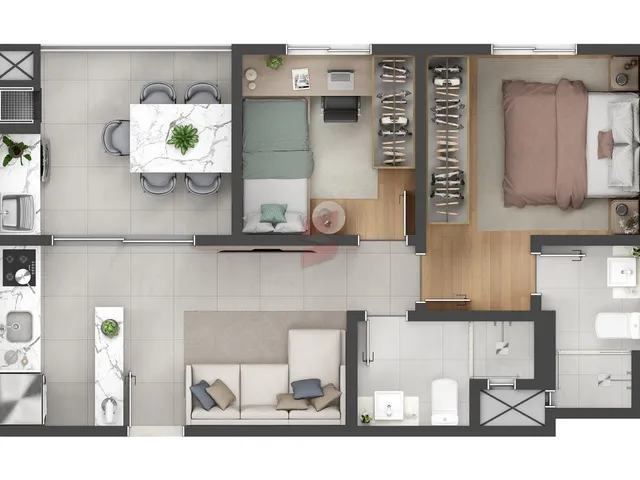 Imagem 15: APARTAMENTO com 3 dormitórios à venda com 110.6m² por R$ 577.605,07 no bairro Centro
