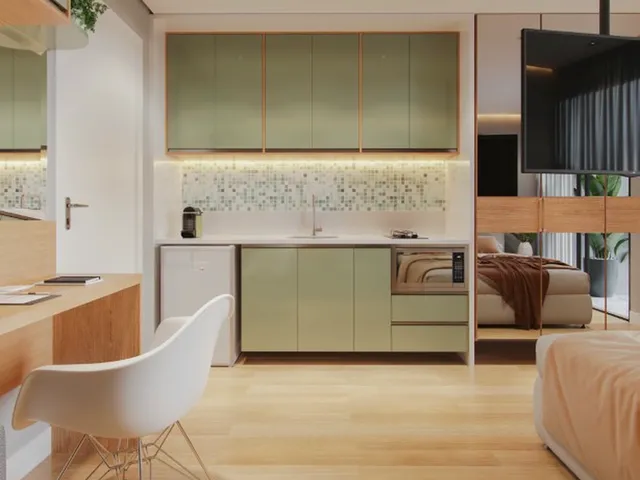 Imagem 4: Studio em Curitiba, no bairro Bacacheri - Referência: 204 - Zurich