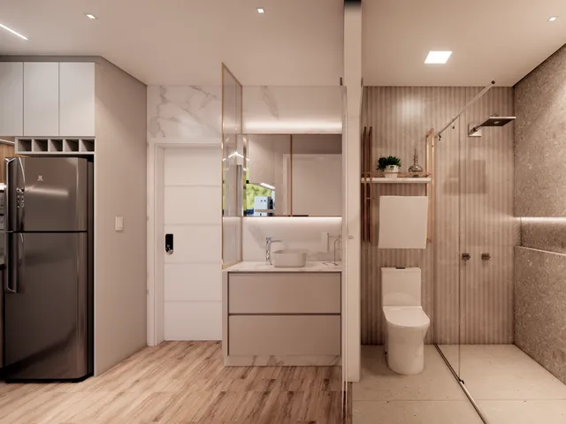 Imagem 3: Studio em Curitiba, no bairro Portão - Referência: 306 - Smart Living Portão