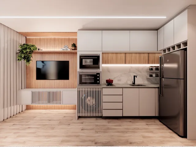 Imagem 5: Studio em Curitiba, no bairro Portão - Referência: 606 - Smart Living Portão