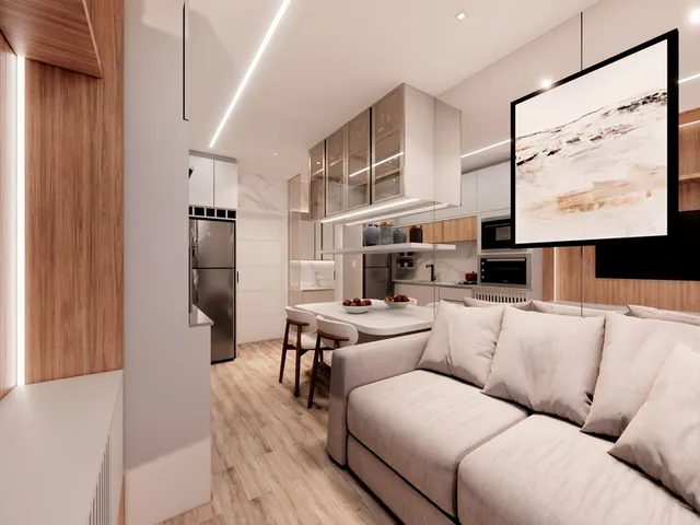 Imagem 3: Studio em Curitiba, no bairro Portão - Referência: 606 - Smart Living Portão