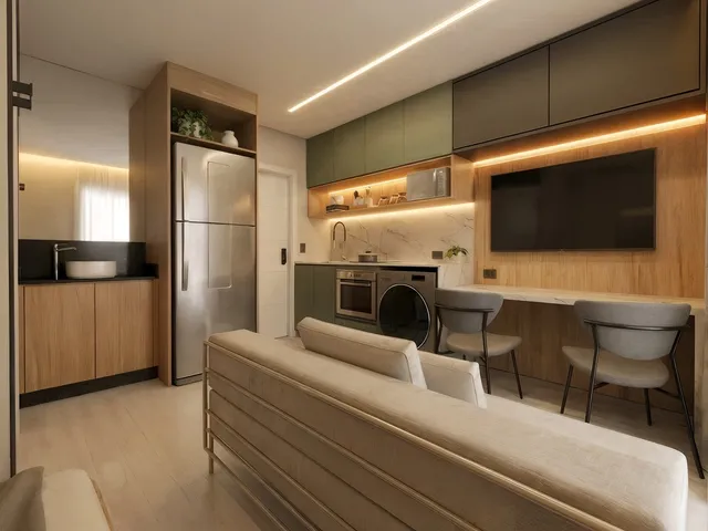 Imagem 8: Studio em Curitiba, no bairro Portão - Referência: 606 - Smart Living Portão