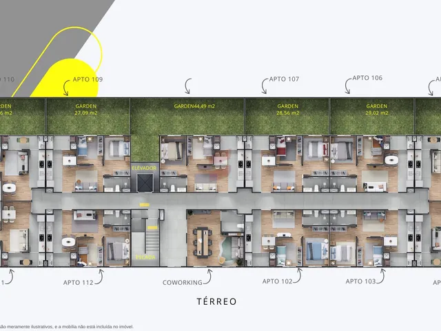 Imagem 16: APARTAMENTO com 2 dormitórios à venda com 55.83m² por R$ 376.990,00 no bairro
