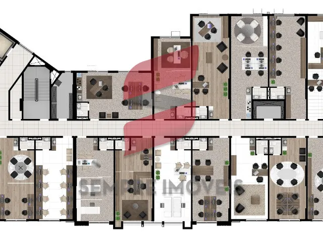 Imagem 10: SALA COMERCIAL à venda com 41.85m² por R$ 243.700,00 no bairro Cristo Rei - CURITIBA