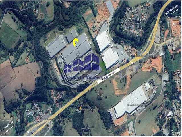 Imagem 2: Aluguel de Galpão com 2 salas, 2 banheiros e 6.200m² em Extrema-MG, bairro Extrema