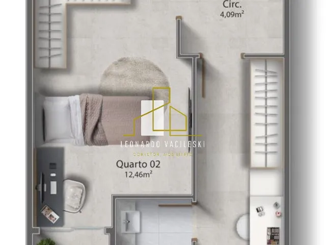 Imagem 3: Casa em morada de Laranjeiras 3 quartos com suíte - NOVA