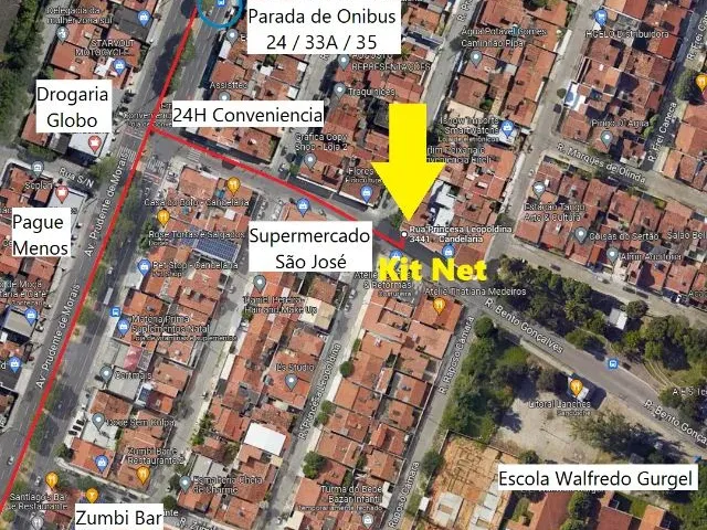 Imagem 2: Kit Net Candelaria Bem Localizado