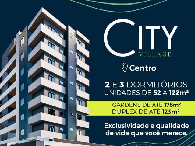 Imagem: City Village - Cobertura Duplex 03 quartos