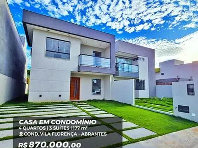 Imagem: Casa À Venda no Bairro de Abrantes. Condomínio