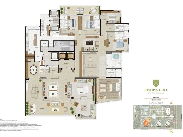 Imagem 10: Apartamento Alto Padrão No Riserva Golf